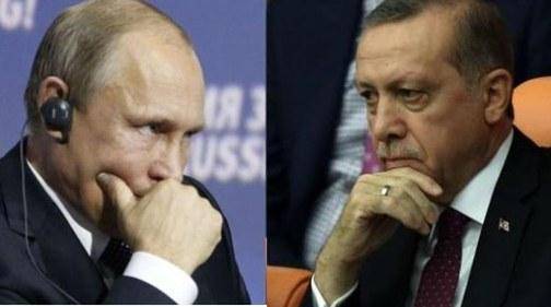 اردوغان برای سرنگونی جنگنده روسی از پوتین عذرخواهی کرد