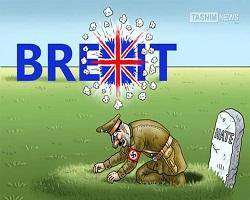 جدایی انگلیس از اتحادیه اروپا + کاریکاتور