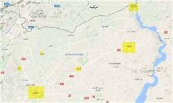 حمله جنگنده‌های آمریکا و ترکیه به جرابلس در حلب سوریه