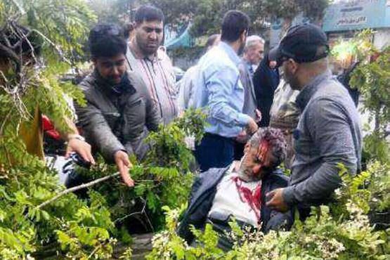  کشته و زخمی بر اثر سقوط درخت بر روی عزاداران + عکس