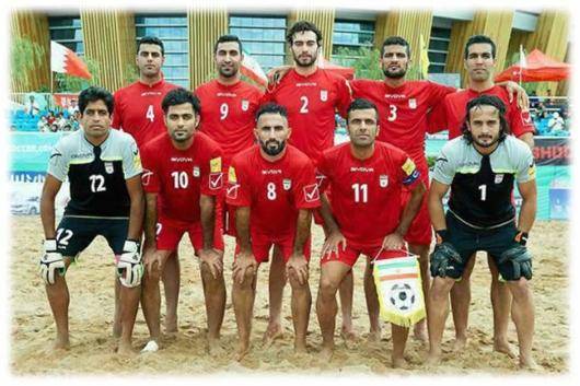 پیروزی تیم ملی ایران مقابل روسیه در فوتبال ساحلی بین قاره ای