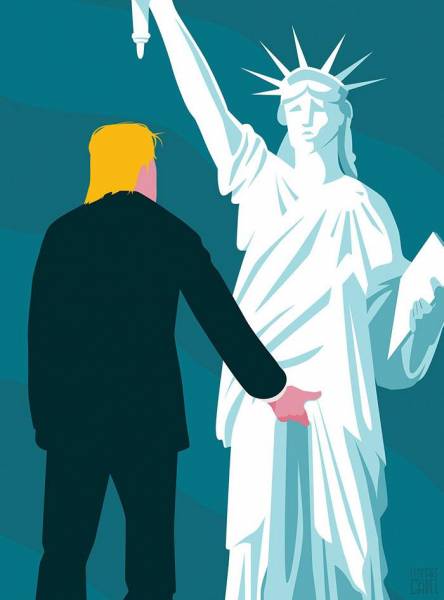 کاریکاتور / 10 کاریکاتور در رابطه با پیروزی ترامپ
