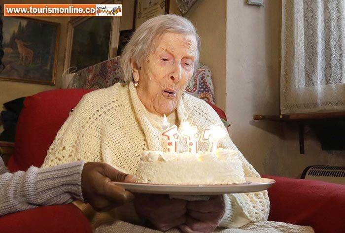 مسن ترین انسان جهان این زن ایتالیایی است (عکس)