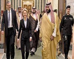 شلوار وزیر زن آلمانی در عربستان جنجال ساز شد + عکس