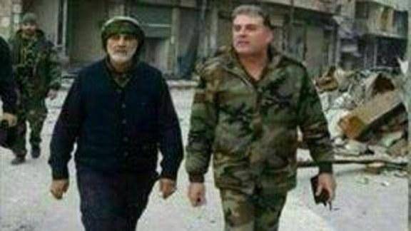 عکس‌های جدیدی از قاسم سلیمانی فرمانده سپاه قدس در حلب