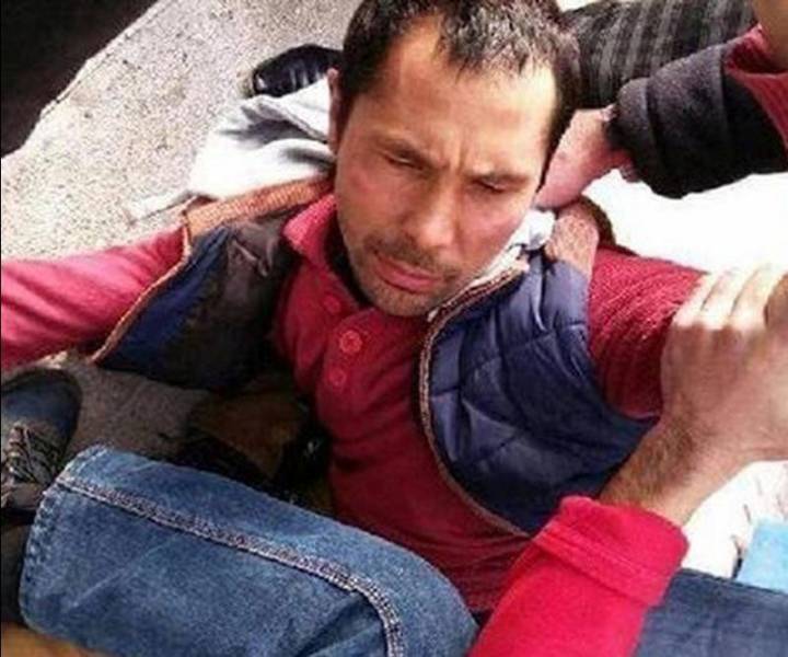 کتک خوردن مرد شبیه به تروریست عامل حمله استانبول + عکس