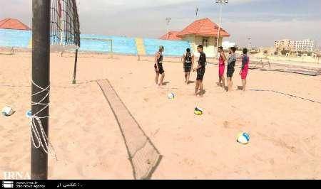 اردوی تیم ملی والیبال ساحلی کشور در گناوه