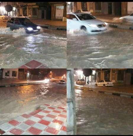 بارش 266 میلی متر باران دردیر بوشهر مشکلاتی ایجاد کرد
