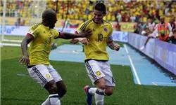 درخشش خامس و پیروزی کلمبیا