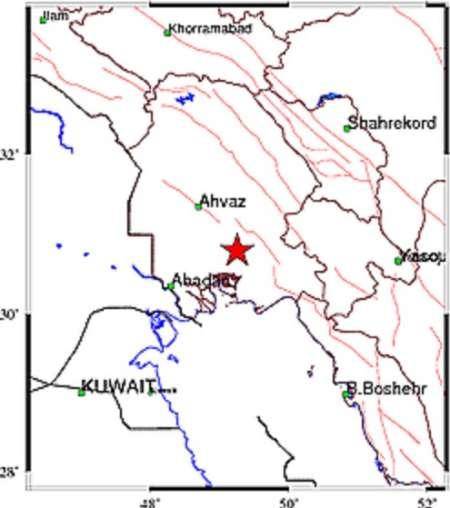 دو زلزله حوالی ماهشهر در خوزستان را لرزاند