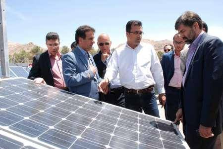 بزرگترین نیروگاه خورشیدی کشور در جرقویه اصفهان به بهره برداری رسید