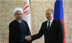 پوتین پیروزی در انتخابات را به روحانی تبریک گفت/ تاکید دو طرف به پایبندی بر برجام و همکاری در مبارزه با تروریسم
