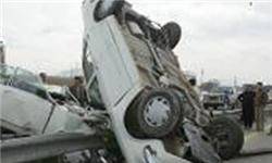 تصادف زنجیره‌ای ۵ خودرو در اتوبان تهران ـ قم/ انتقال مصدومان به بیمارستان