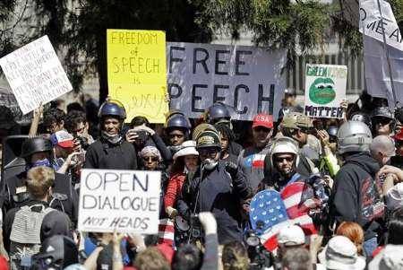مبارزه با آزادی بیان در ایالت ویسکانسین آمریکا/ دانشجویان معترض به سخنرانی ها اخراج خواهند شد