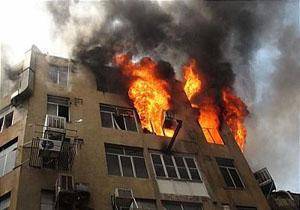 انفجار ساختمان مسکونی درخیابان مختاری/ زن جوان در آتش سوخت