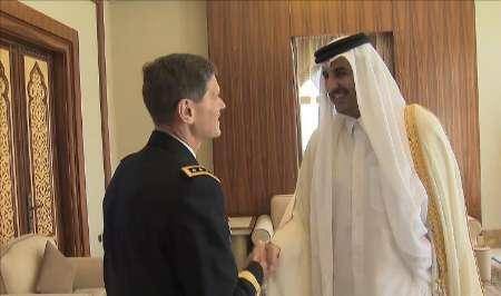 فرمانده ستاد مرکزی ارتش آمریکا و امیر قطر همکاری های نظامی دو کشوررا بررسی کردند