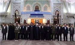 رئیس جمهور و اعضای دولت با آرمان‌های امام راحل و شهیدان تجدید میثاق کردند
