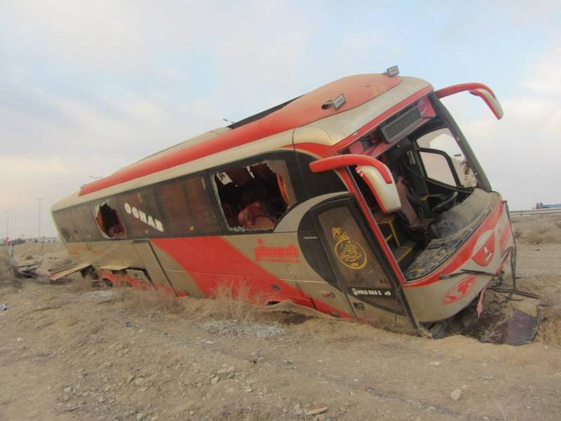 واژگونی اتوبوس دانش آموزان هرمزگانی 12 کشته برجا گذاشت