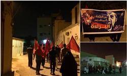 تظاهرات بحرینی‌ها در حمایت از زندانیان سیاسی اعتصاب‌کننده غذا