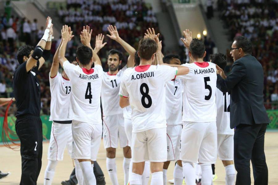 بازی های داخل سالن آسیا-ترکمنستان/ فوتسال ایران با پیروزی بر افغانستان فینالیست شد