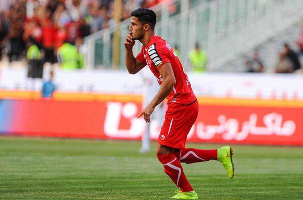 پیروزی پرسپولیس مقابل استقلال خوزستان در نیمه اول/علیپور دو گل زد
