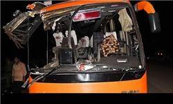 مصدومیت 11 مسافر به دلیل واژگونی اتوبوس در تربت‌حیدریه