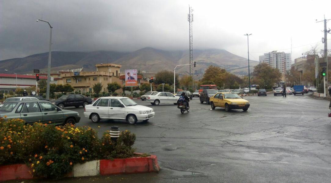 باران پاییزی به هوای کردستان طراوت بخشید
