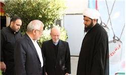 دبیرکل و نایب رئیس حزب موتلفه اسلامی با پیکر سردار شهید «خیرالله صمدی» وداع کردند