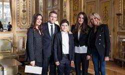 همسر سعد الحریری و فرزندانش در ضیافت «امانوئل ماکرون»
