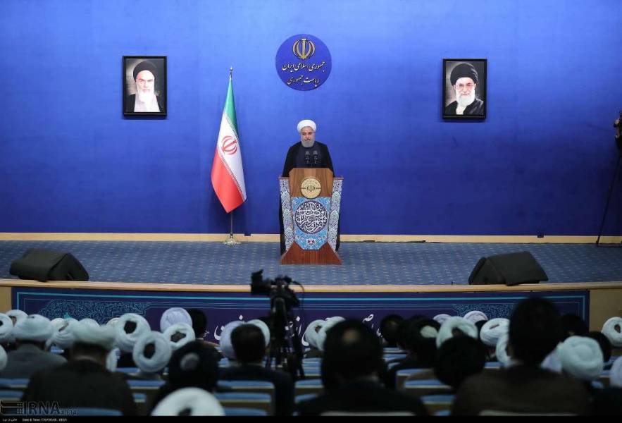 سخنان رئیس جمهوری در دیدار با جمعی از علما و روحانیون