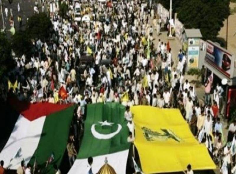 شیعه و سنی در پاکستان غریو 'مرگ بر اسرائیل' سر دادند