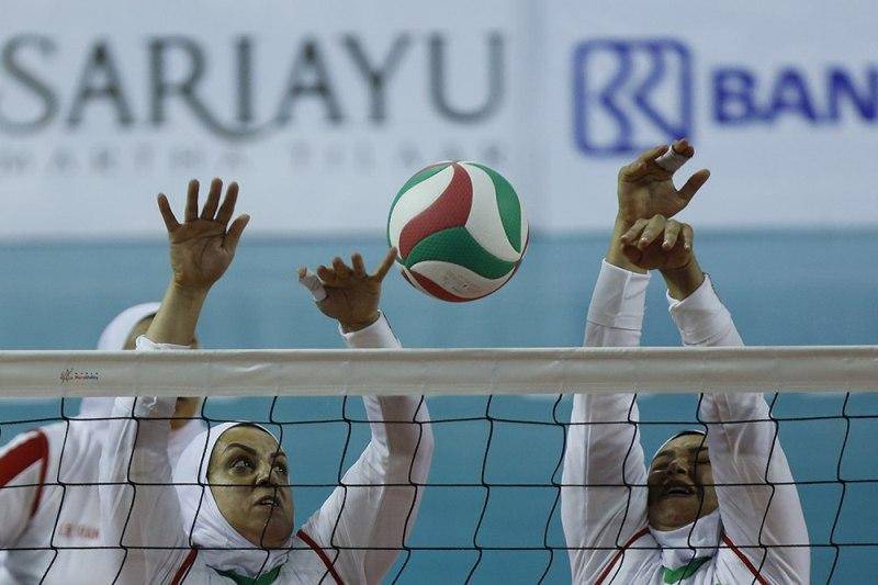پیروزی تیم والیبال نشسته بانوان ایران برابر ژاپن