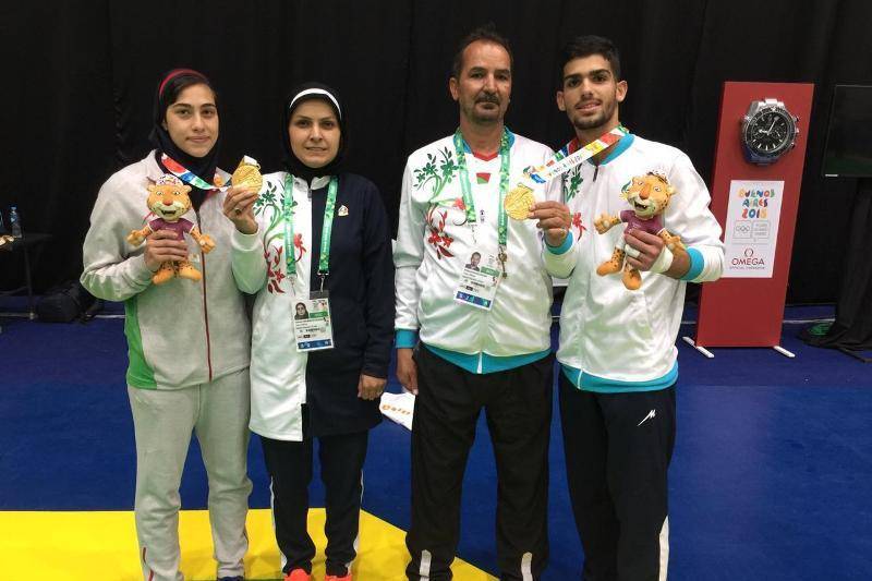 تکواندوکاران ایران دو مدال طلا گرفتند