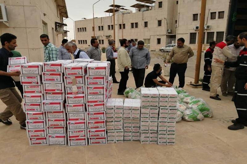 دومین محموله کمک های پتروشیمی به سیل زدگان خوزستان ارسال شد