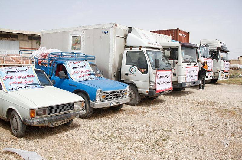 کمک‌های استان بوشهر برای سیل‌ زدگان لرستان ارسال شد