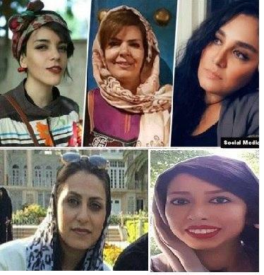 پنج زندانی زن از جمله چهار فعال مدنی و یک درویش به زندان اوین منتقل شدند