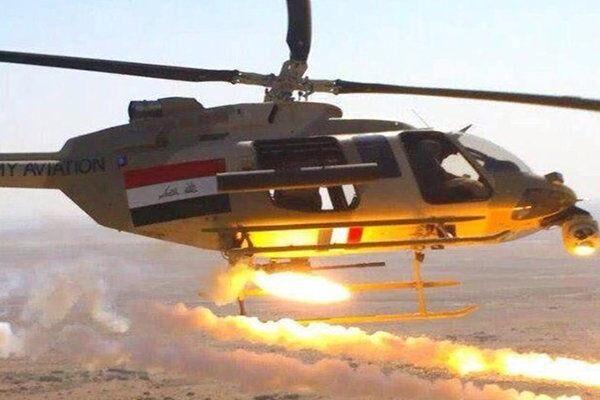 ۱۰ عضو داعش در حمله بالگردهای ارتش عراق کشته شدند