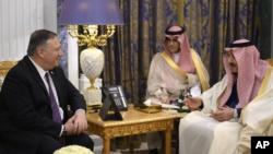 وزیر خارجه آمریکا و پادشاه عربستان سعودی در مورد تهدیدهای ایران گفت‌وگو کردند