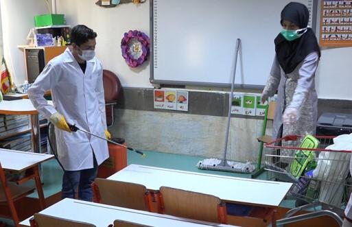 اقدامات بهداشتی در شهرستان آبدانان به منظور جلوگیری از انتشار ویروس کرونا