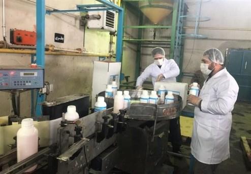 تولید روزانه ۲۰ هزار لیتر مواد ضد عفونی کننده و ۲۰ هزار ماسک فیلتردار توسط وزارت دفاع