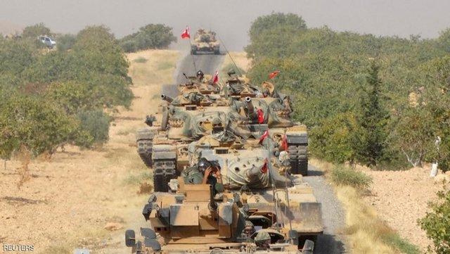 ترکیه کاروان نظامی بزرگی به شمال غرب سوریه فرستاد