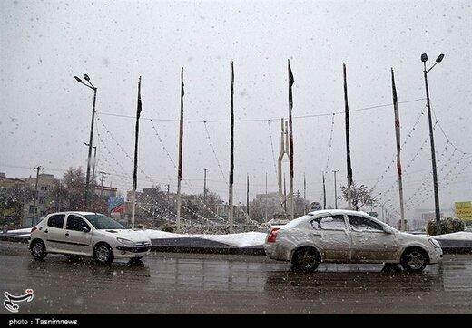 بارش برف و باران در ۷ استان؛ نیمه شمالی کشور سردتر می‌شود