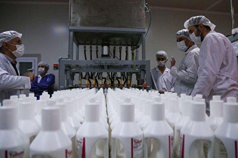تولید روزانه ۶ هزار لیتر ژل و اسپری ضد عفونی در منطقه پدافند هوایی اصفهان