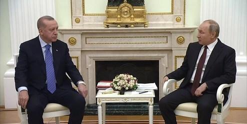 اردوغان و پوتین درباره وضعیت ادلب سوریه، دیدار کردند