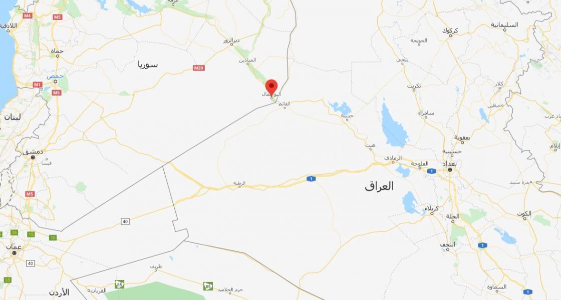 حمله جنگنده های ناشناس به جنوب شرق البوکمال سوریه
