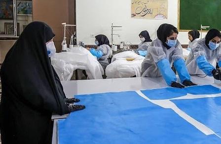 دانشجویان یزدی لباس ایزوله ویژه پرستاران بخش icu را تولید می‌کنند