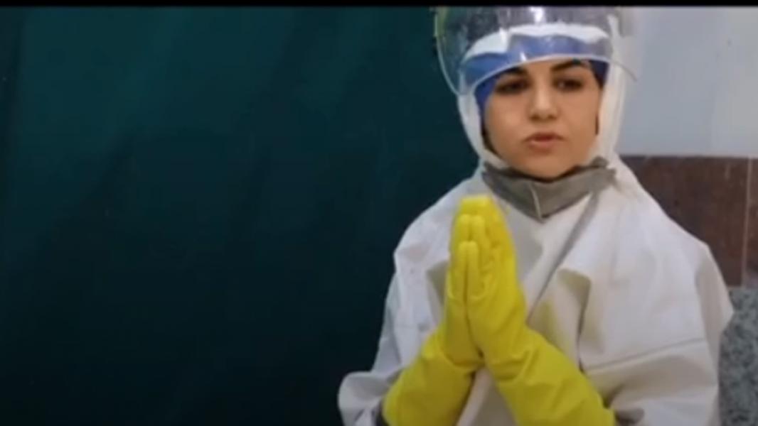 اظهارات تکان‌دهنده دختر جهادگری که مردگان کرونایی را غسل می‌دهد + فیلم