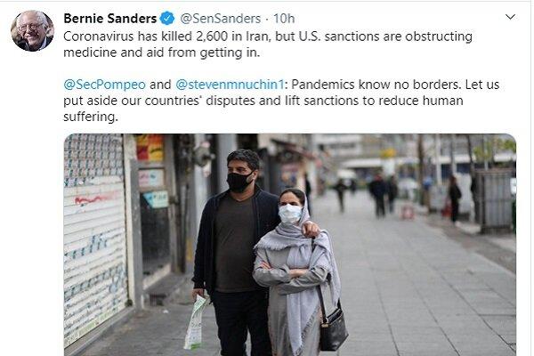 «سندرز» خواستار لغو تحریم های ایران شد
