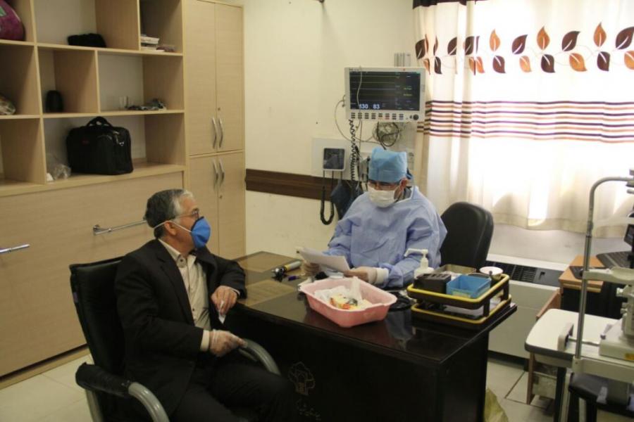 مصرف روزانه ۶ هزار ماسک در بیمارستان امام رضای تبریز