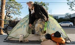 کرونا بی خانمانی در آمریکا را تشدید کرد؛ هزاران بی خانمان کالیفرنیا در معرض ابتلا